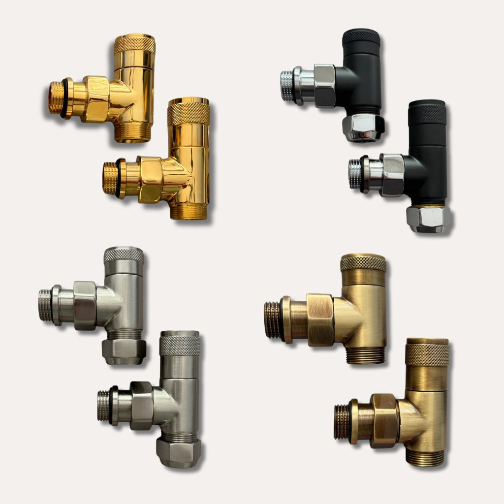 Designer Manual Angle Hot Water Valves