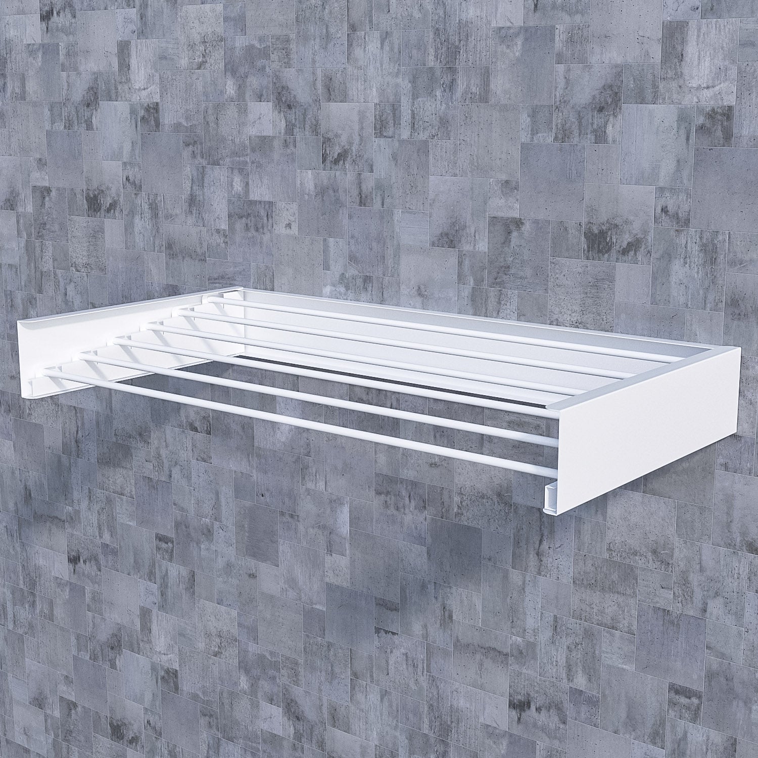 WallMounted Laundry Rack Modern Warmth