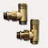 Designer Manual Angle Hot Water Valve Kits