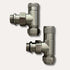 Designer Manual Angle Hot Water Valve Kits