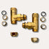 Designer Manual Angle Hot Water Valve Kits