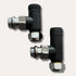 Designer Manual Angle Hot Water Valve Kits