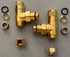 Designer Manual Angle Hot Water Valve Kits