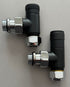 Designer Manual Angle Hot Water Valve Kits
