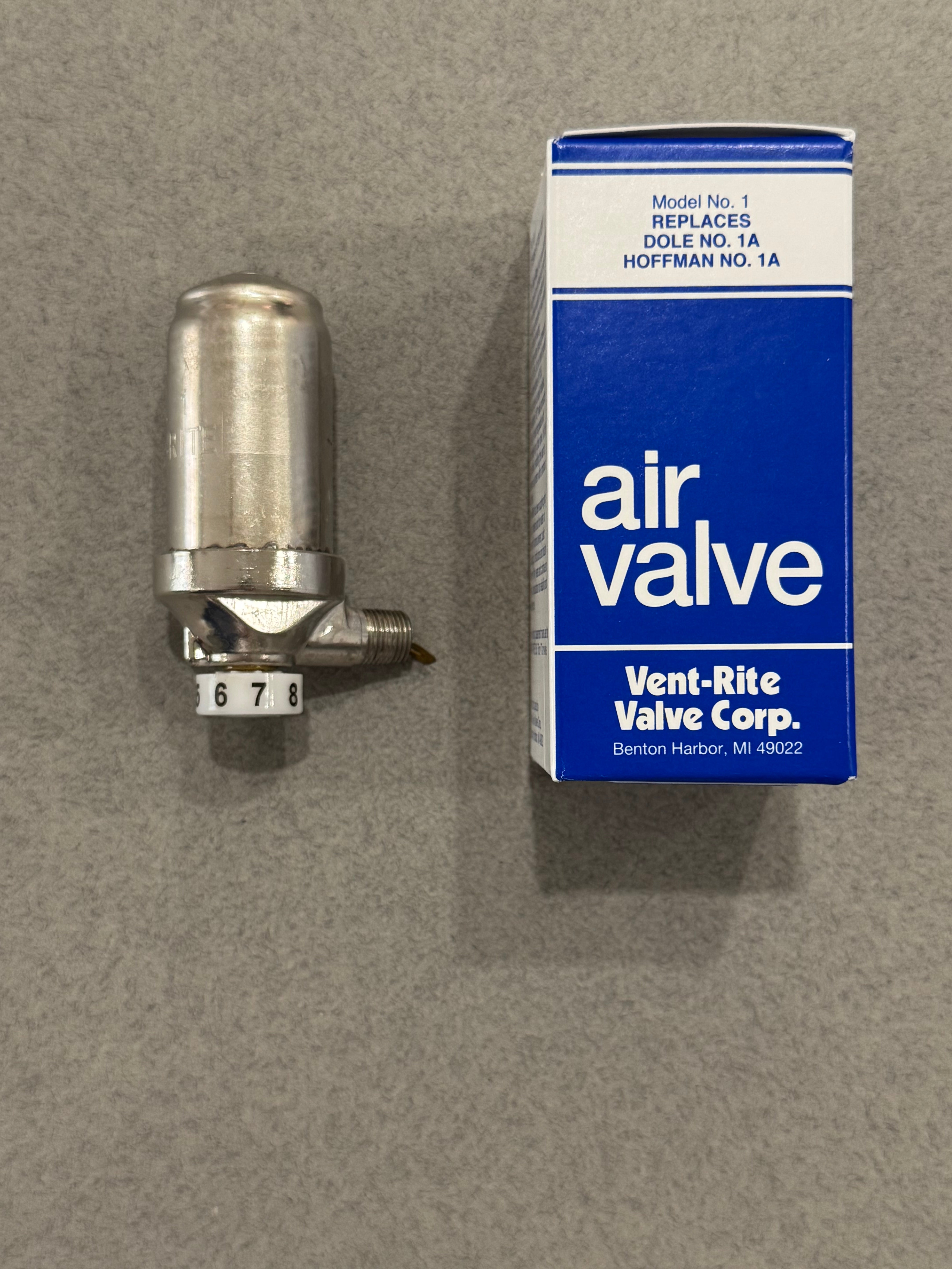 Steam one-pipe air vent